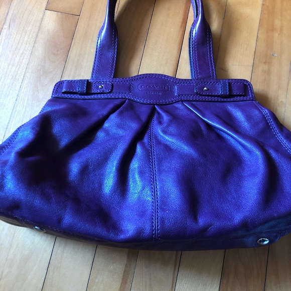 Coach authentique Purple bag - Picture 1 of 6